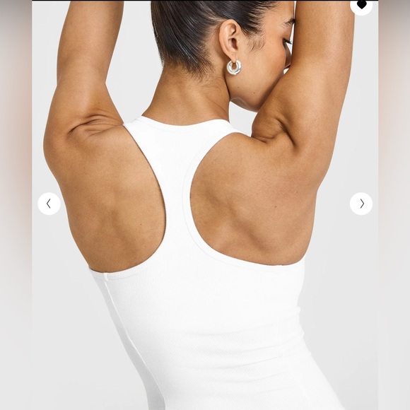 NWT Oner Active Mellow Rib Square Neck Vest - Picture 2 of 5